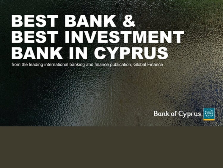 Bank of Cyprus wins 2 awards